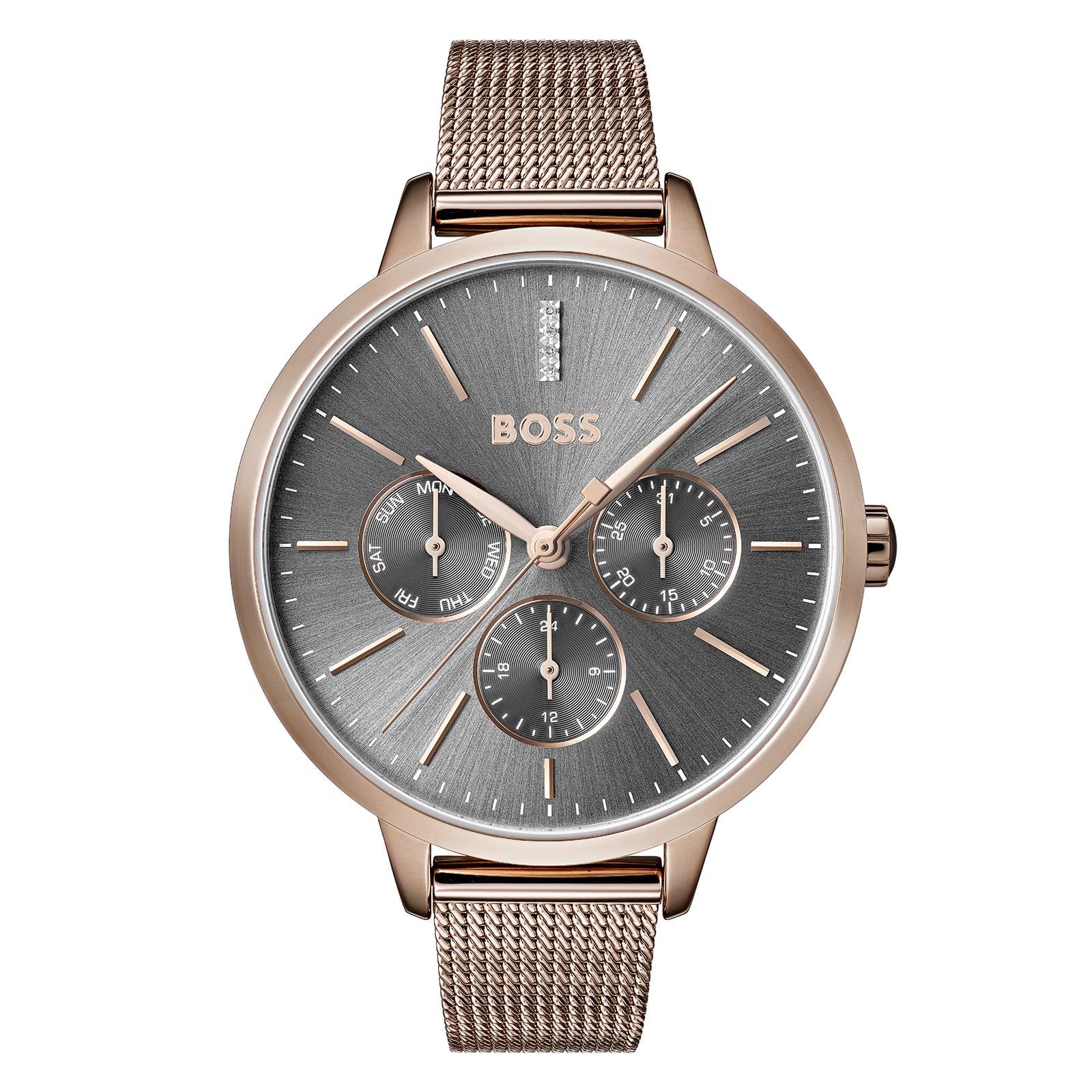 Symphony Gold-Tone Mesh Bracelet Watch - 1502424